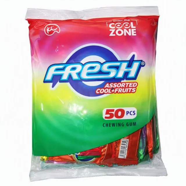 Fresh Cool Fruity Chewing Gum 50'S